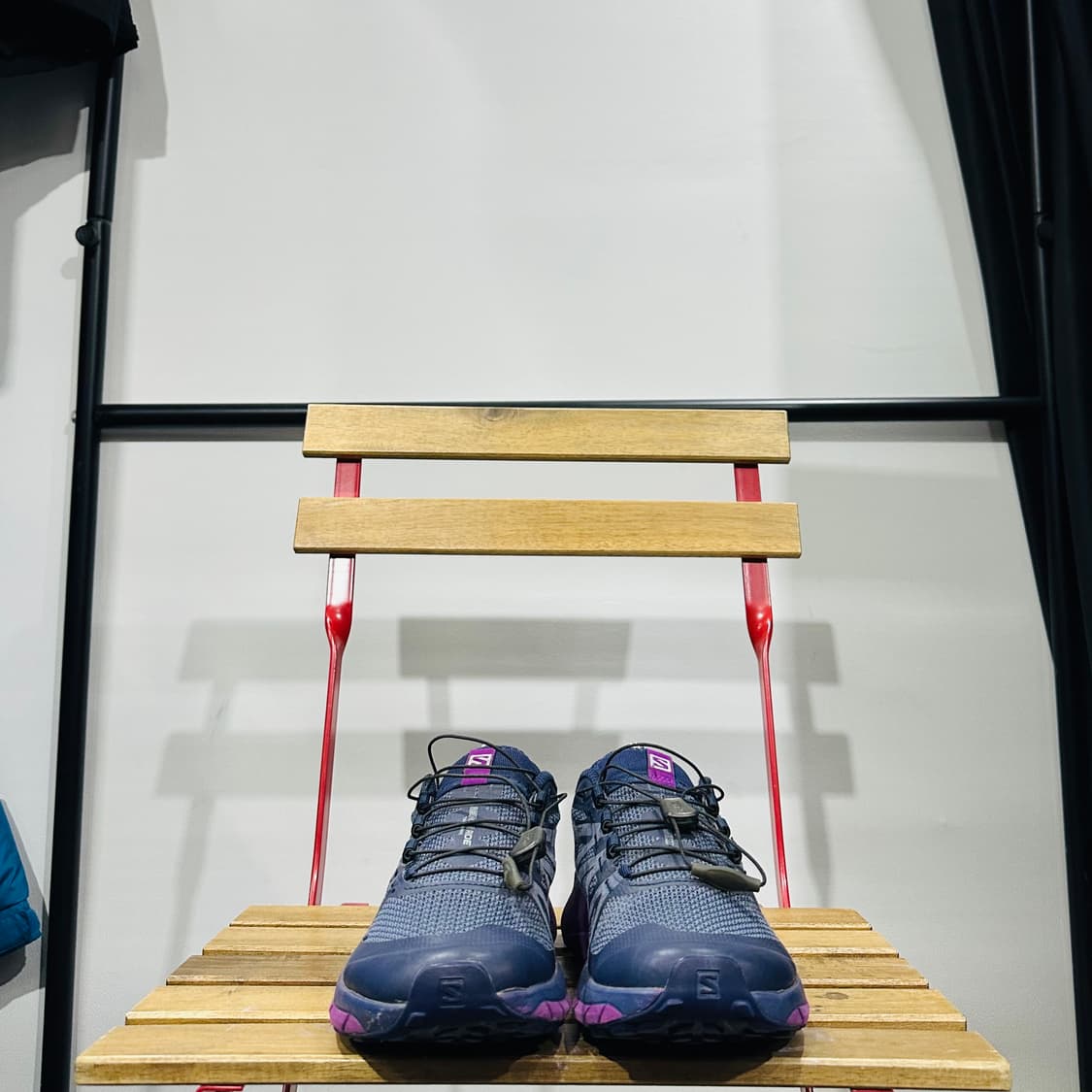 250) 살로몬 운동화 남녀공용 런닝화 센스라이드 퍼플 네이비 상품이미지2