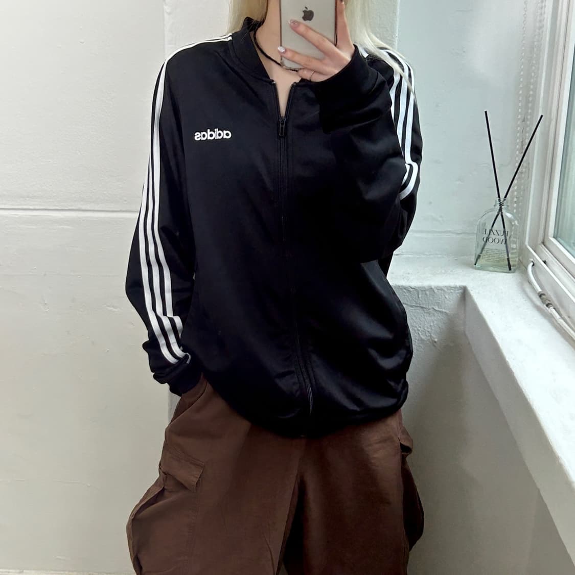 아디다스 삼선 블랙 져지 상품이미지2