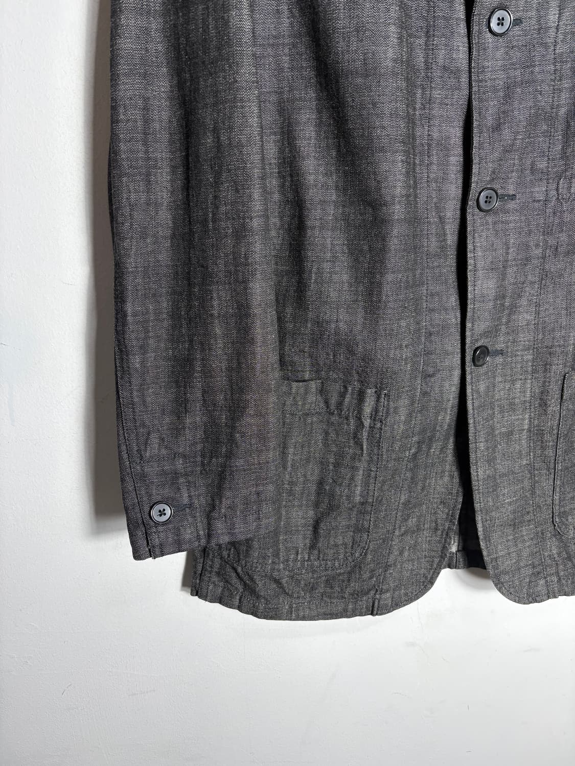 Right-on 흑청 데님 블레이저 상품이미지4