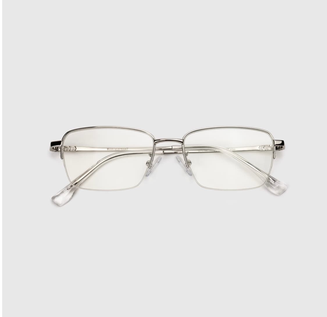 "빈티지“ 실버 긱시크 합금 프레임 상품이미지4