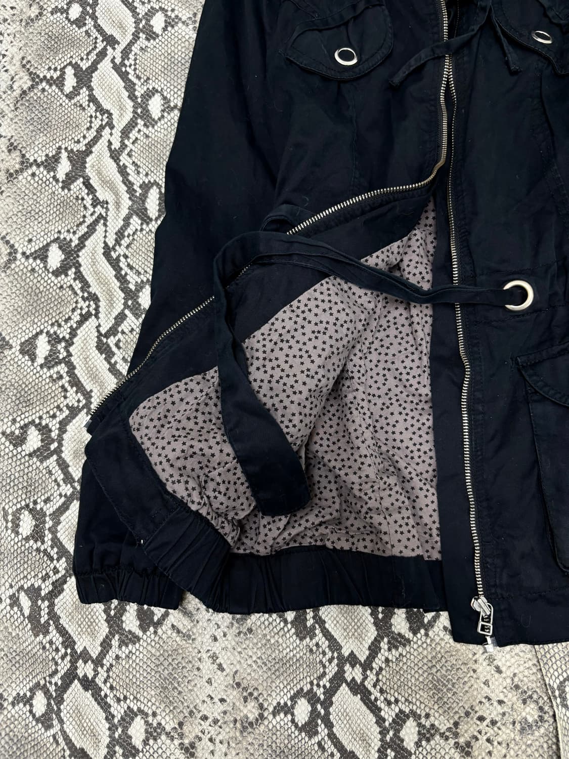 “Vintage” Y2K Mood Star Print Multi Pock 상품이미지2