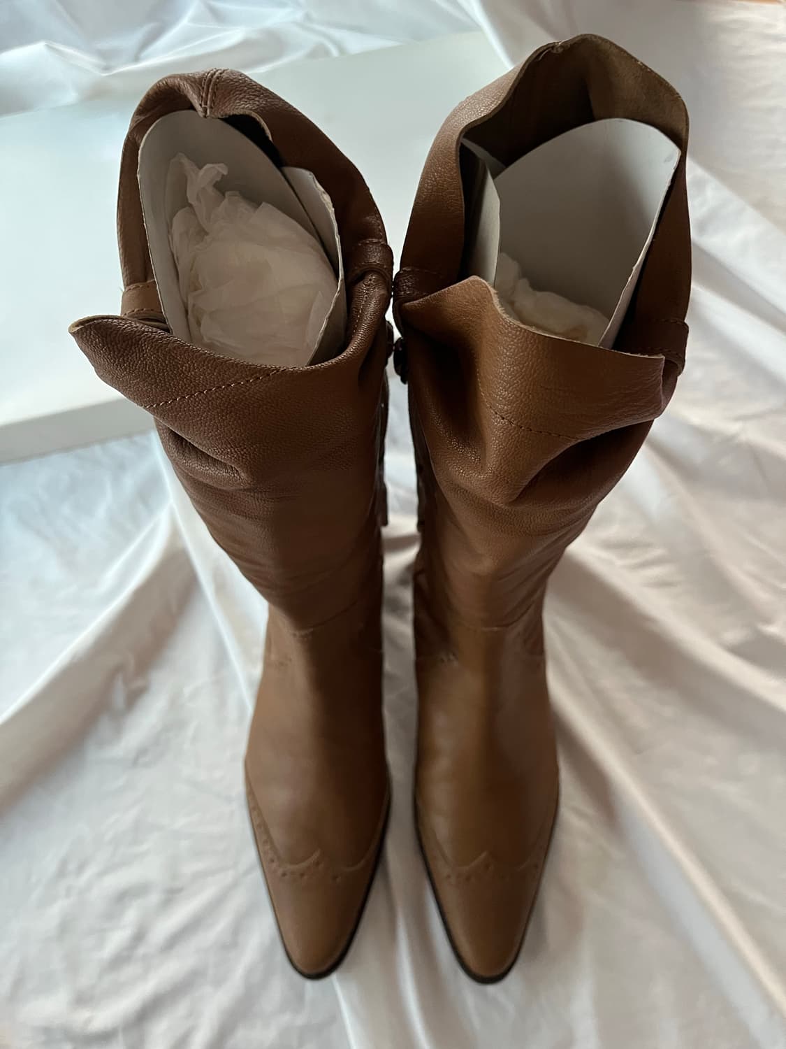 츠모리 치사토 웨스턴 버클 스트랩 소가죽 레더 부츠 상품이미지6