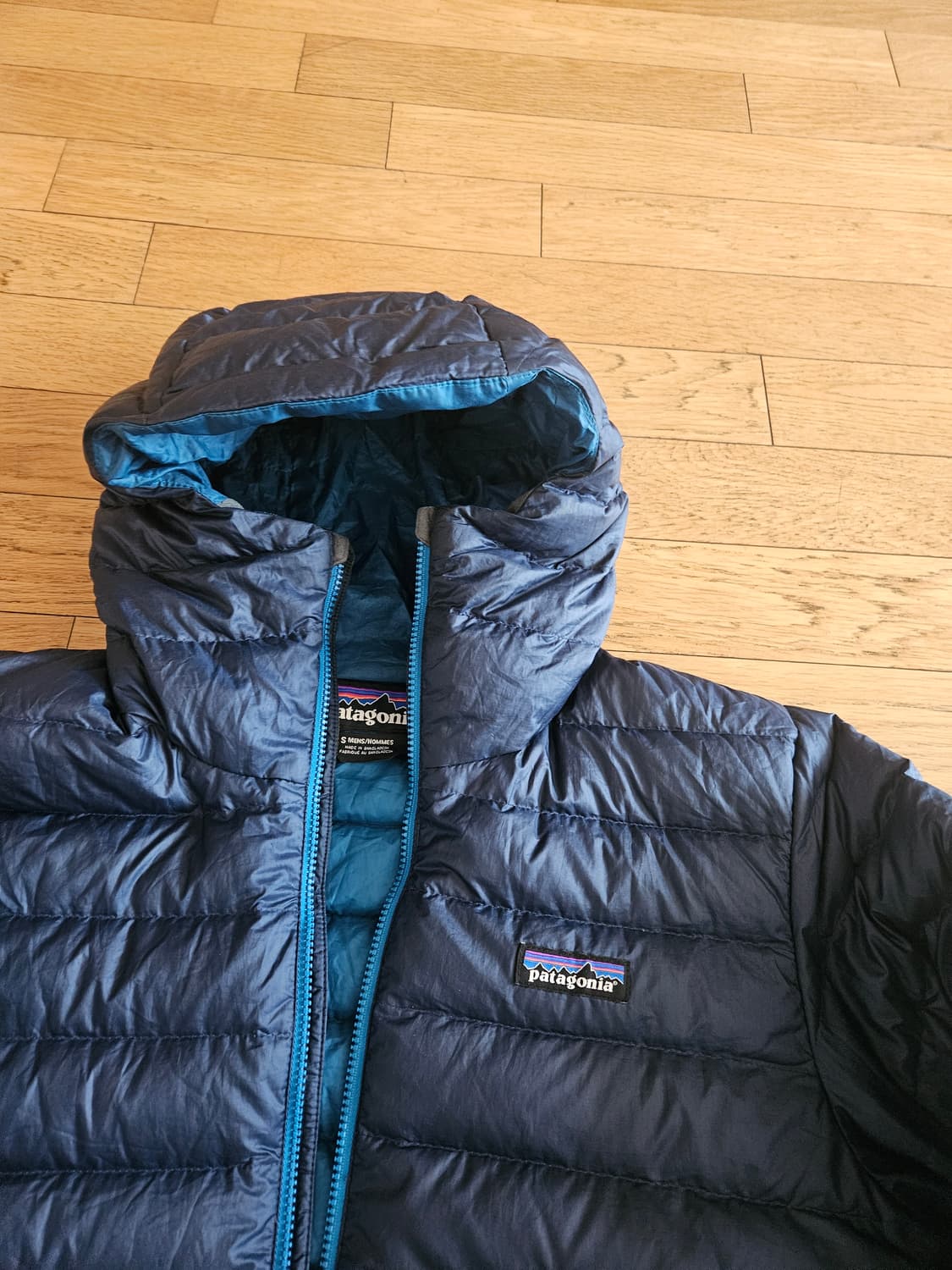 파타고니아 다운 스웨터 후디 경량 패딩 후드 95-100 클라이밍 등산  상품이미지2