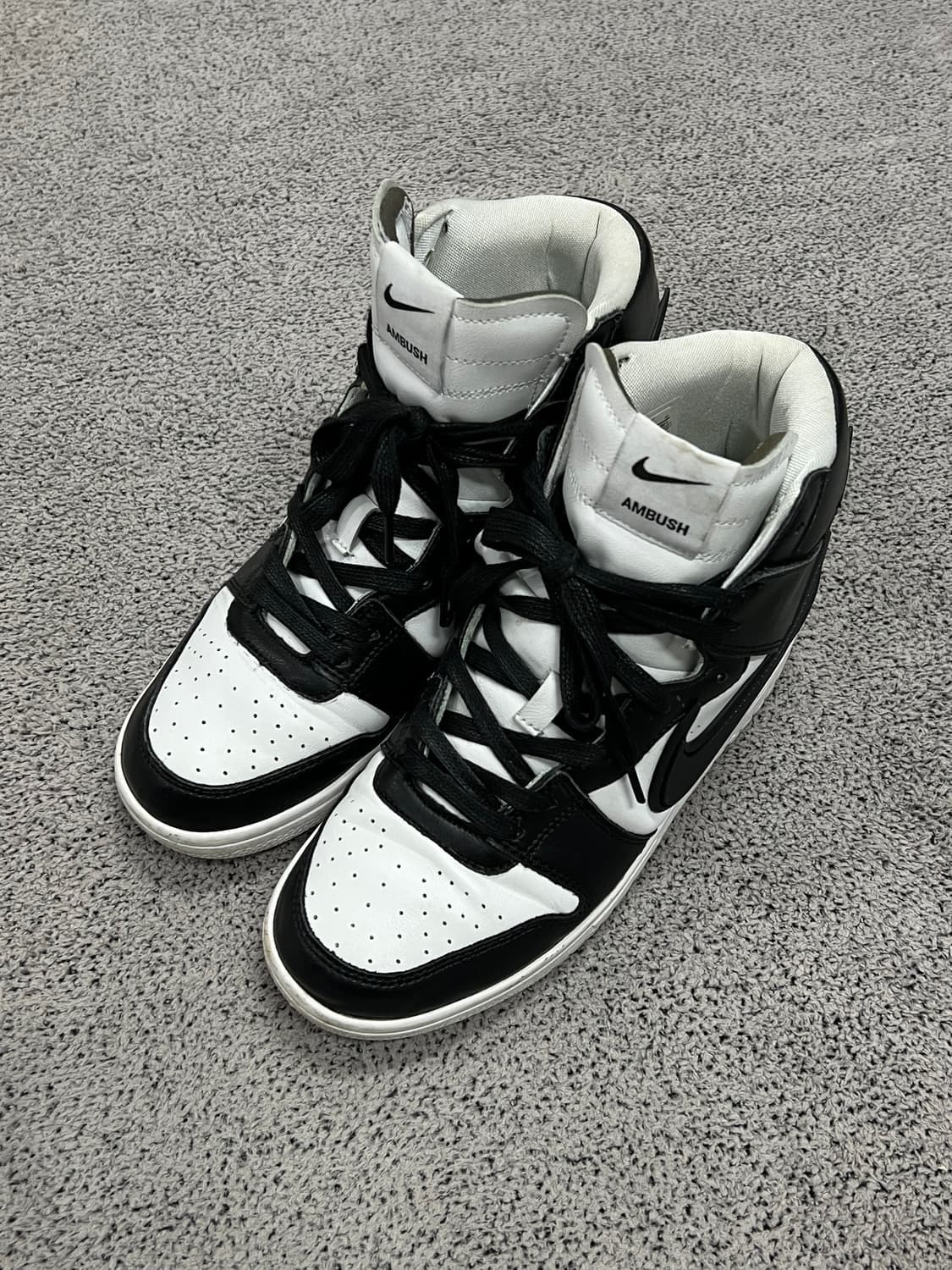 (250) 나이키 x 앰부쉬 덩크 하이 블랙 상품이미지1