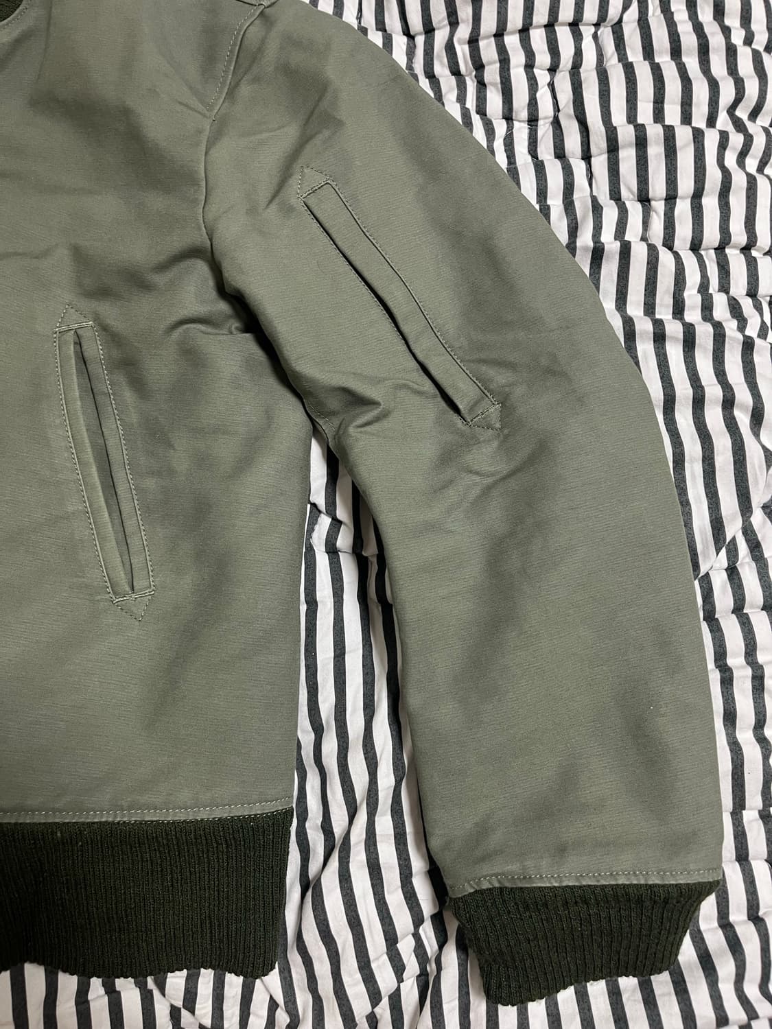 엔지니어드 가먼츠 에비에이터 자켓 ma-1 올리브 상품이미지4