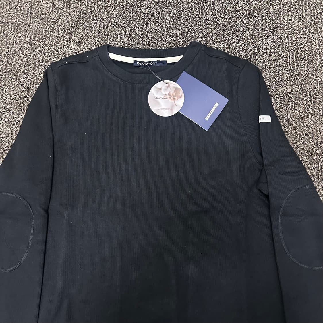 [새상품] 벤시몽 여성 긴팔티셔츠 블랙 L 상품이미지2