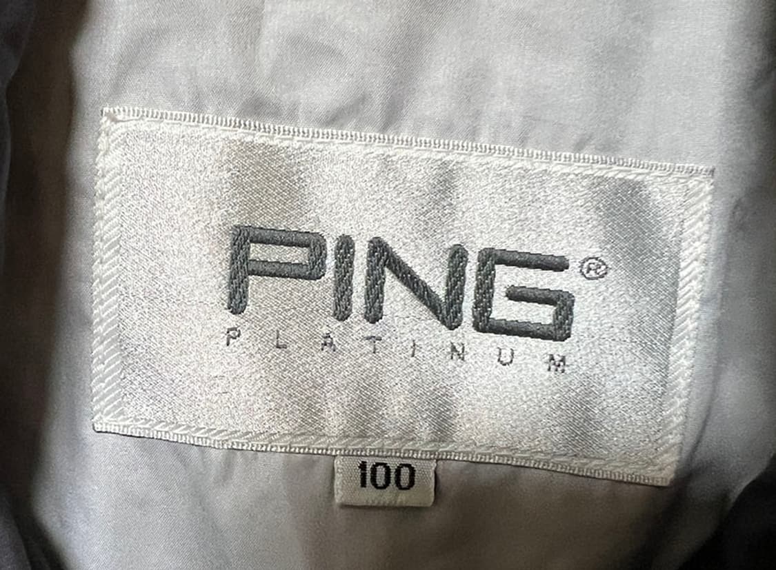 PING 핑 골프 남자 바람막이점퍼 실버그레이 춘추 L 100-105 상품이미지4