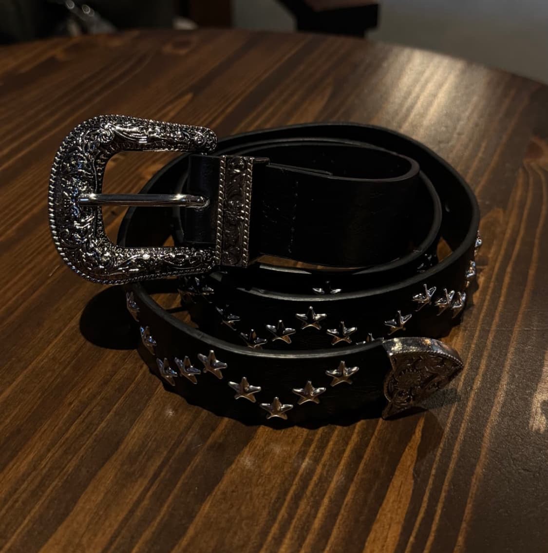 빈티지 별 웨스턴 벨트 새상품 상품이미지1