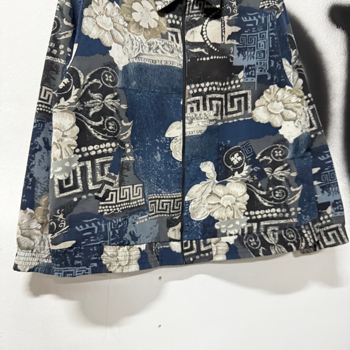 VTG 빈티지 그리스 에스닉 바로크 풀 패턴 우븐 집업 자켓 상품이미지4