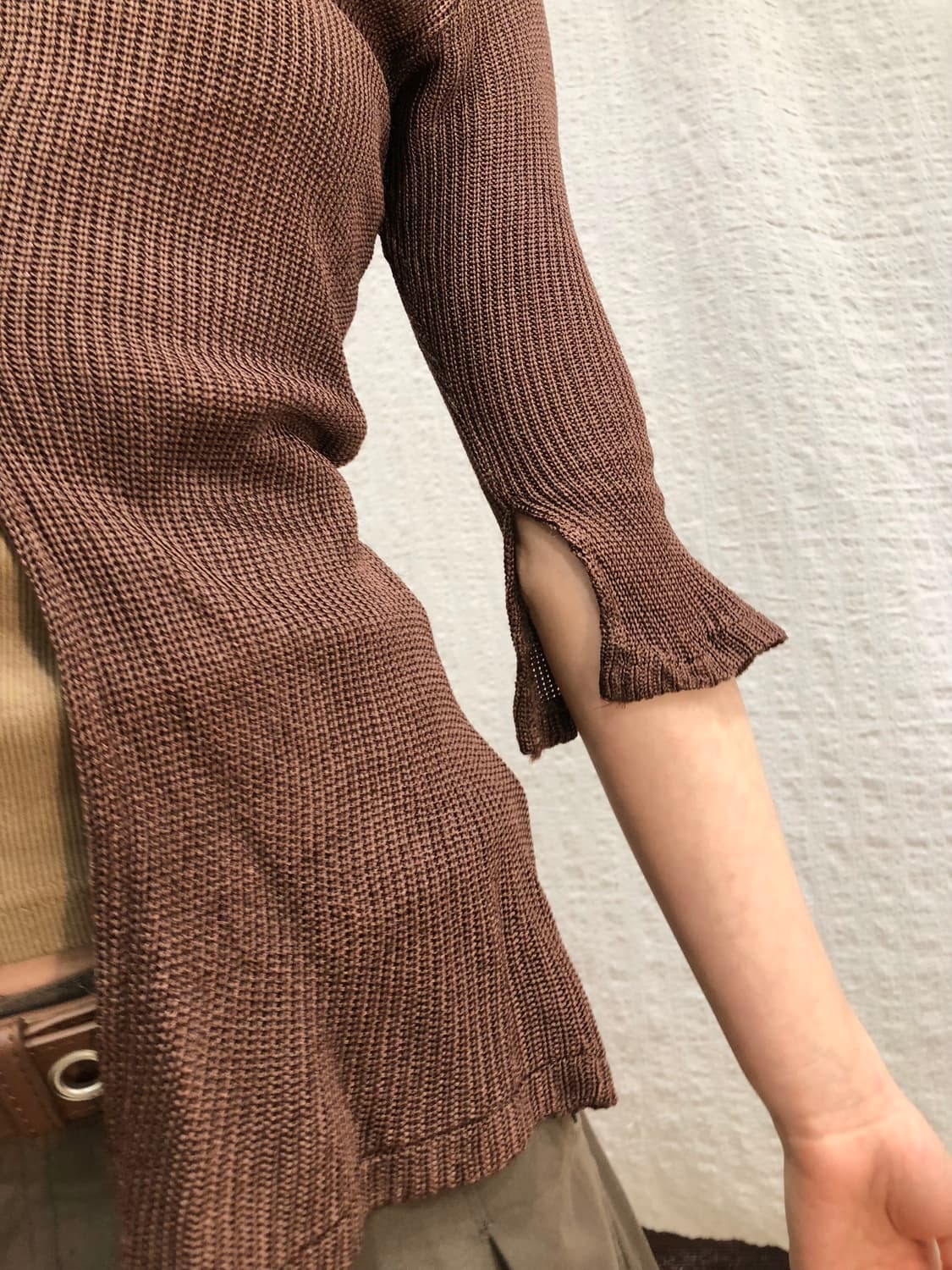 Cocoa brown knit cardigan  상품이미지2