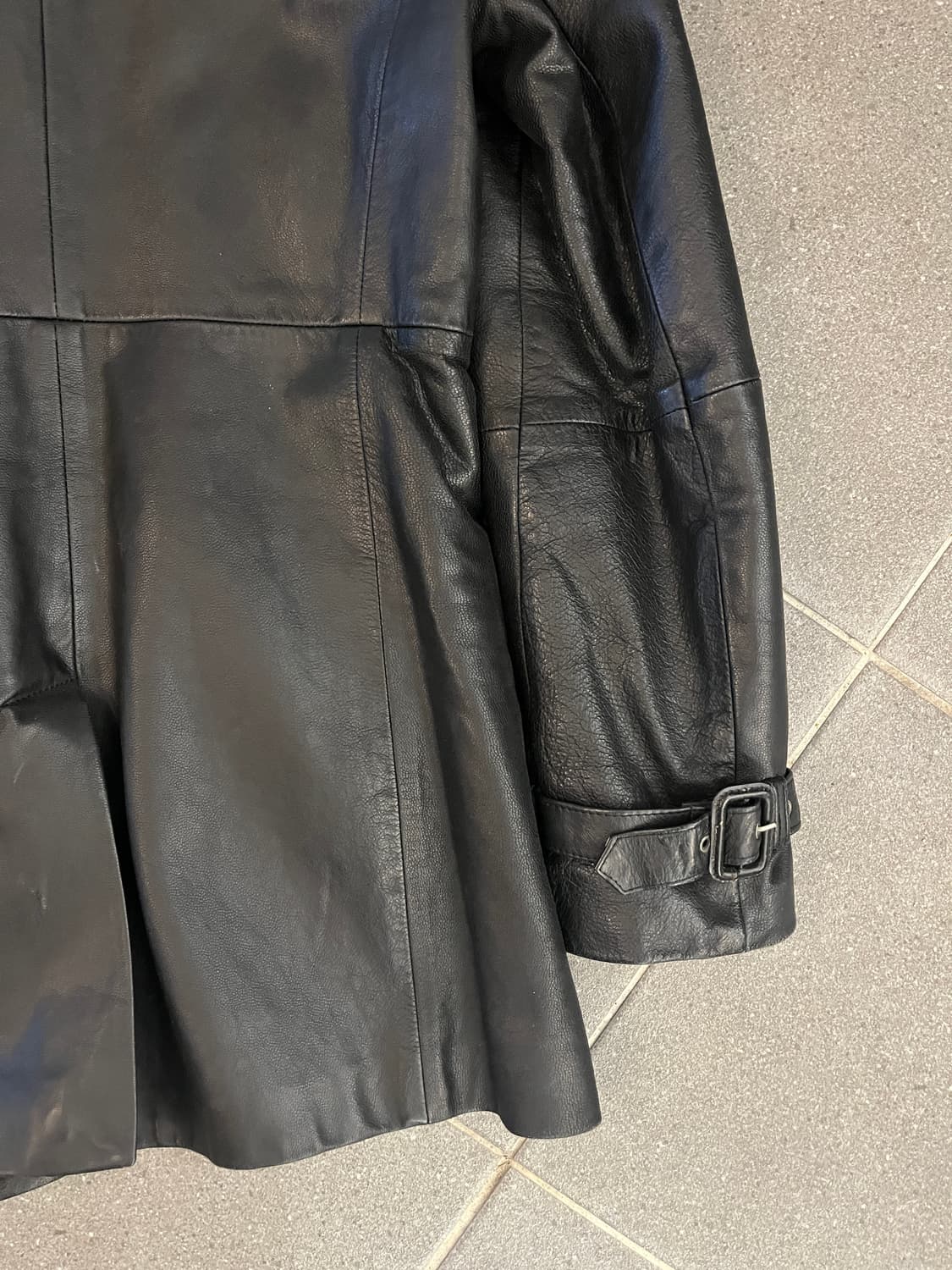 90s 엠포리오 아르마니 고트스킨 레더자켓 상품이미지6