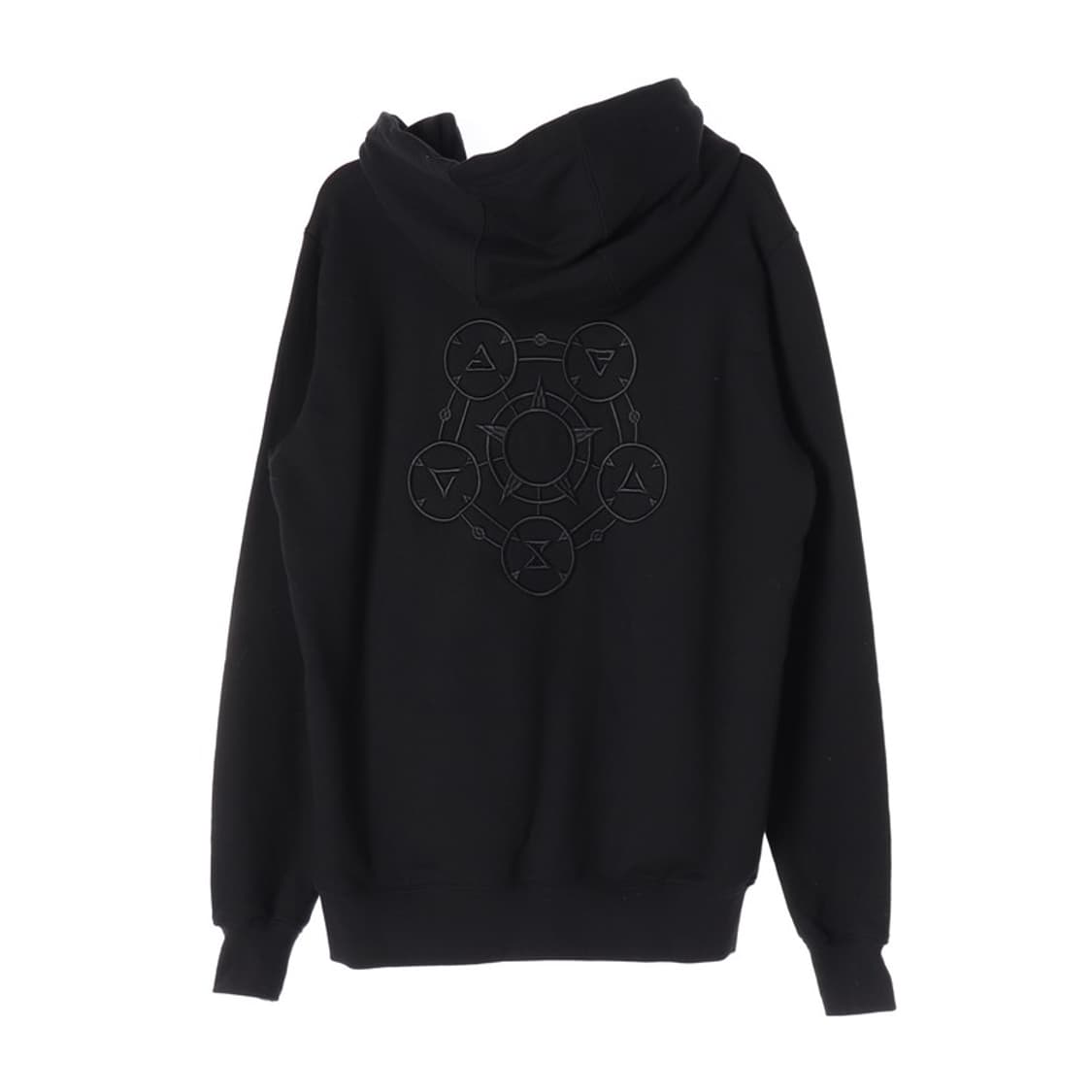 위쳐 늑대 교단 로고 블랙 후드티S 상품이미지2