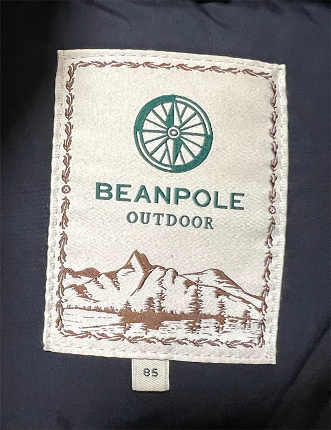 빈폴 여자 패딩점퍼 덕다운 블랙 XS 85 44 상품이미지3