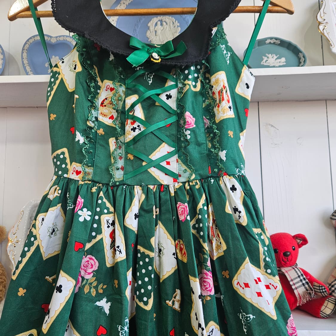 바디라인(BODYLINE) 카드패턴 로리타 원피스 상품이미지2