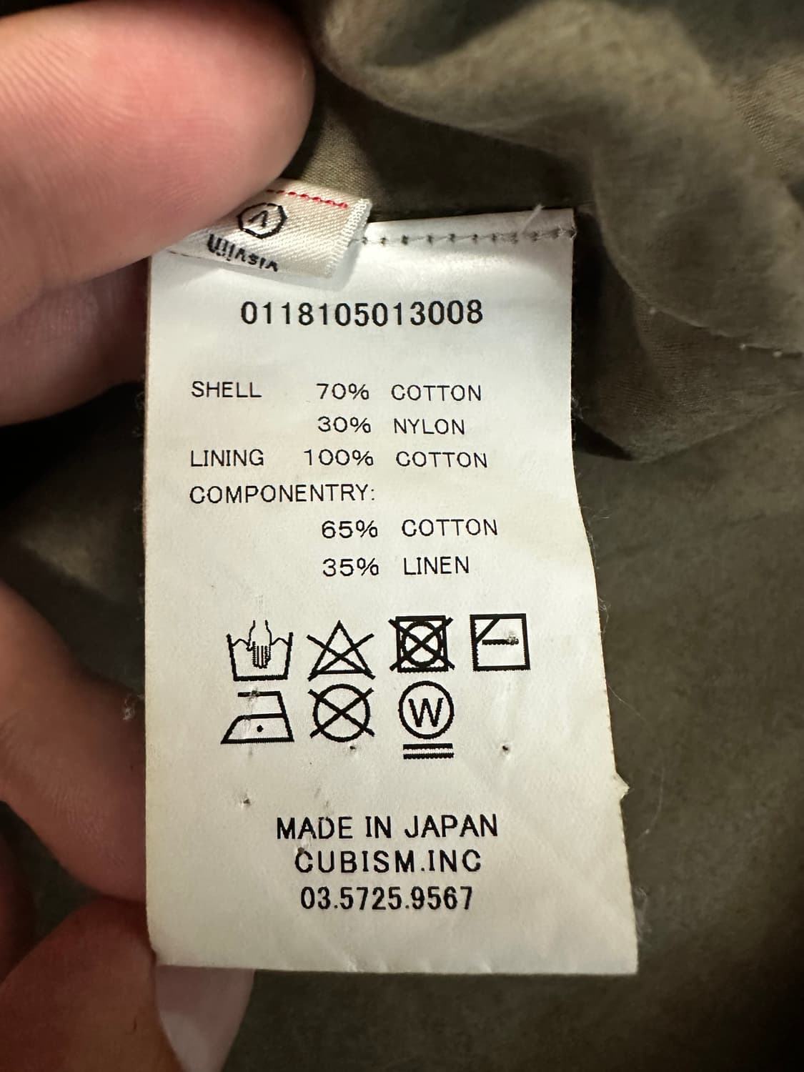 VISVIM SIX-FIVE FISHTAIL PARKA(GIZA C/NY 상품이미지9