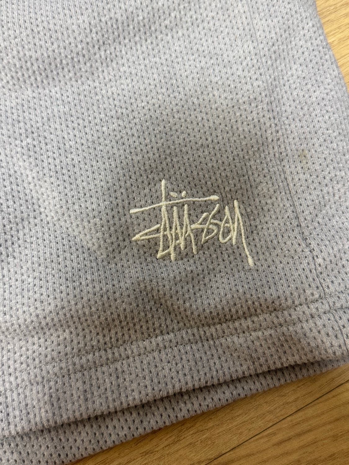 스투시 더블 레이어 저지 쇼츠 반바지 그레이 헤더 S 상품이미지3