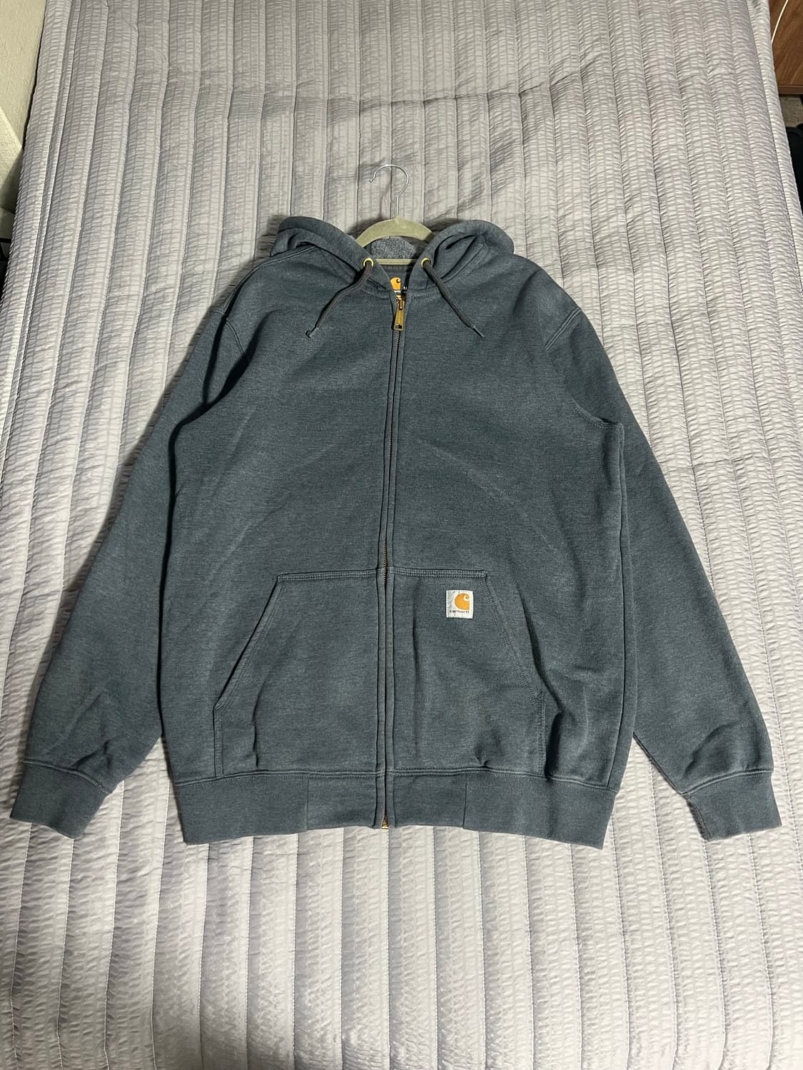 칼하트 후드집업 M 차콜 상품이미지1