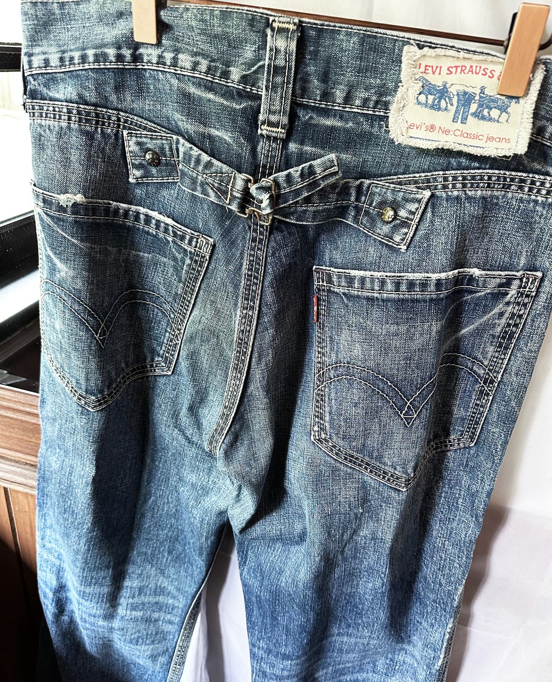 LEVI'S 503 cinch back w32 상품이미지6