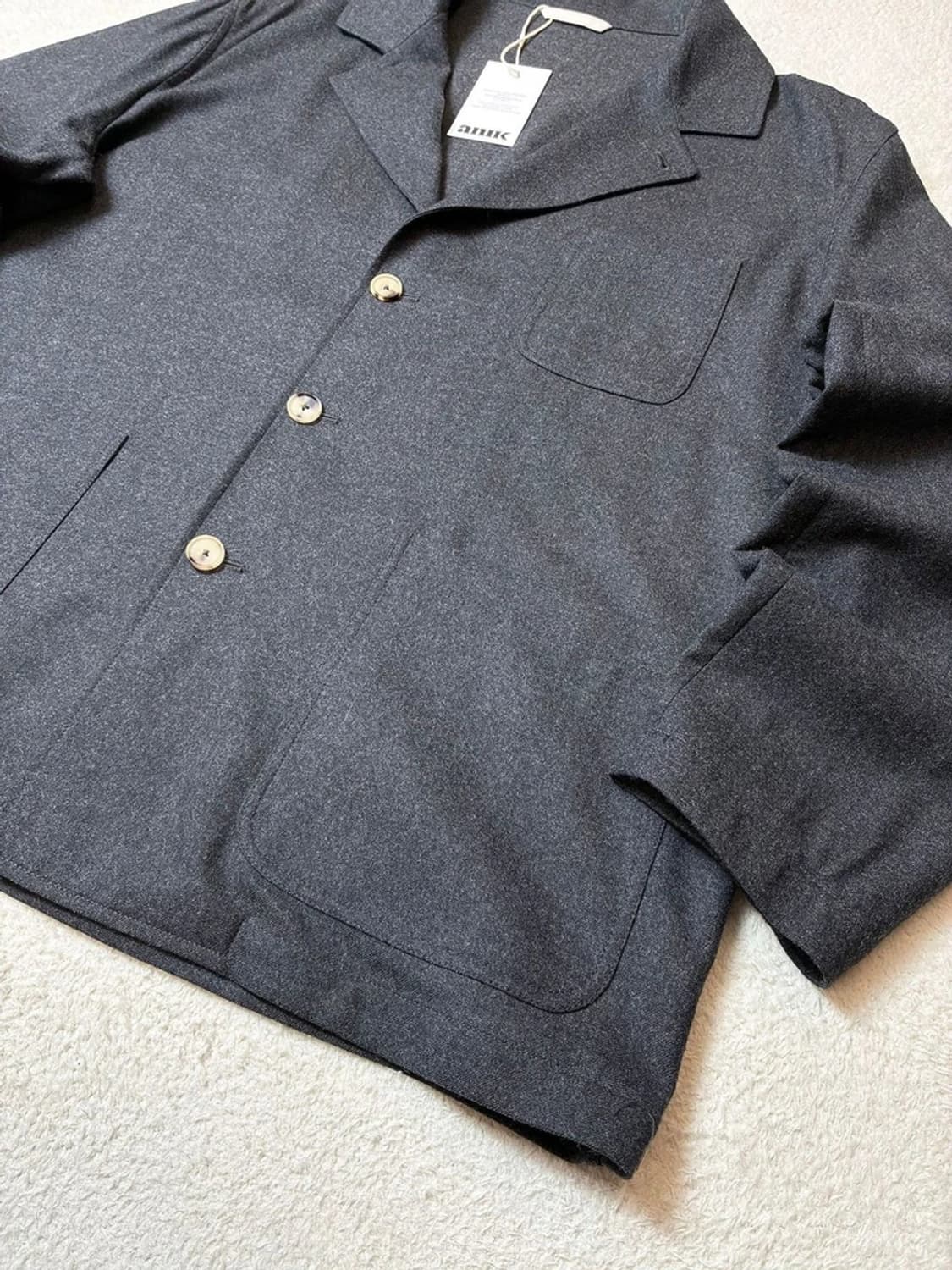 드본팩쳐 100% 울 솔리드 프렌치 자켓 PN6363 상품이미지3