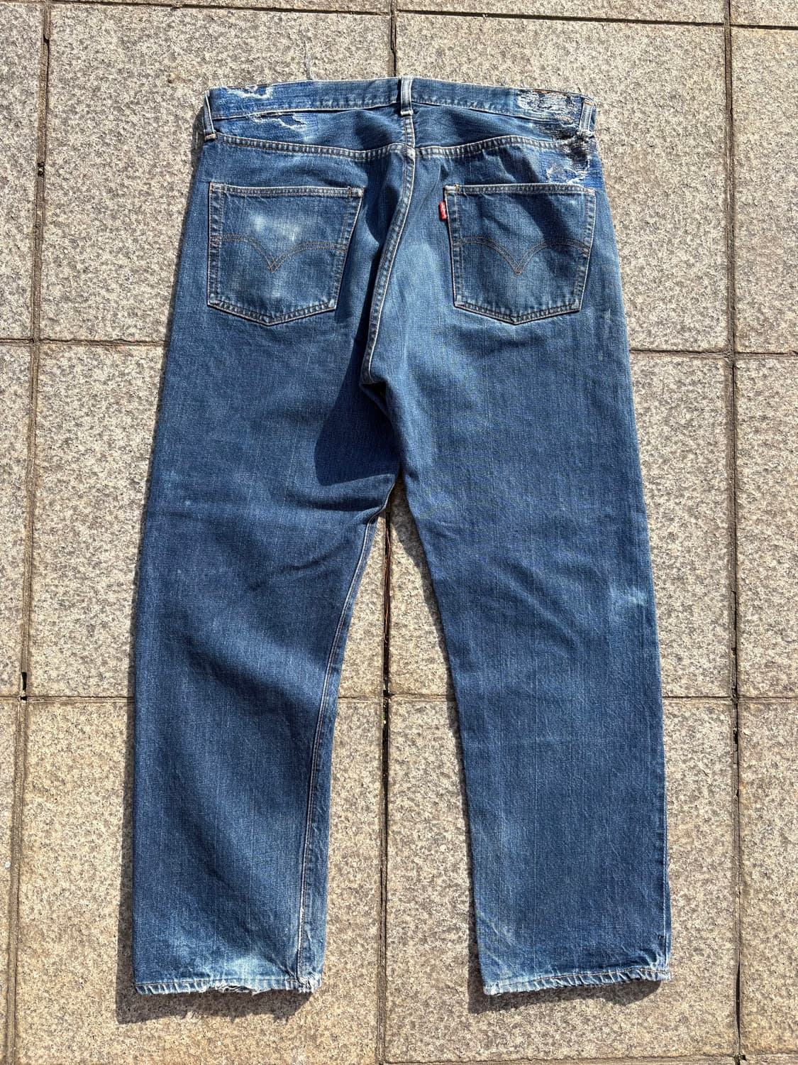 66전기 70s 리바이스 501 데님팬츠 상품이미지4