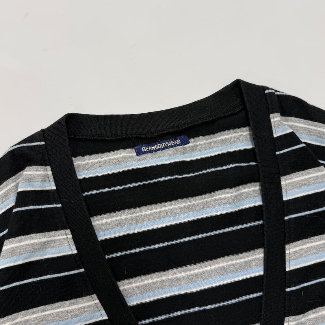 Beams Boy stripe cardigan 상품이미지4