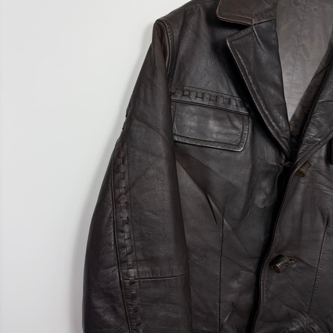 아바하우스 가죽 블레이저 자켓 상품이미지5