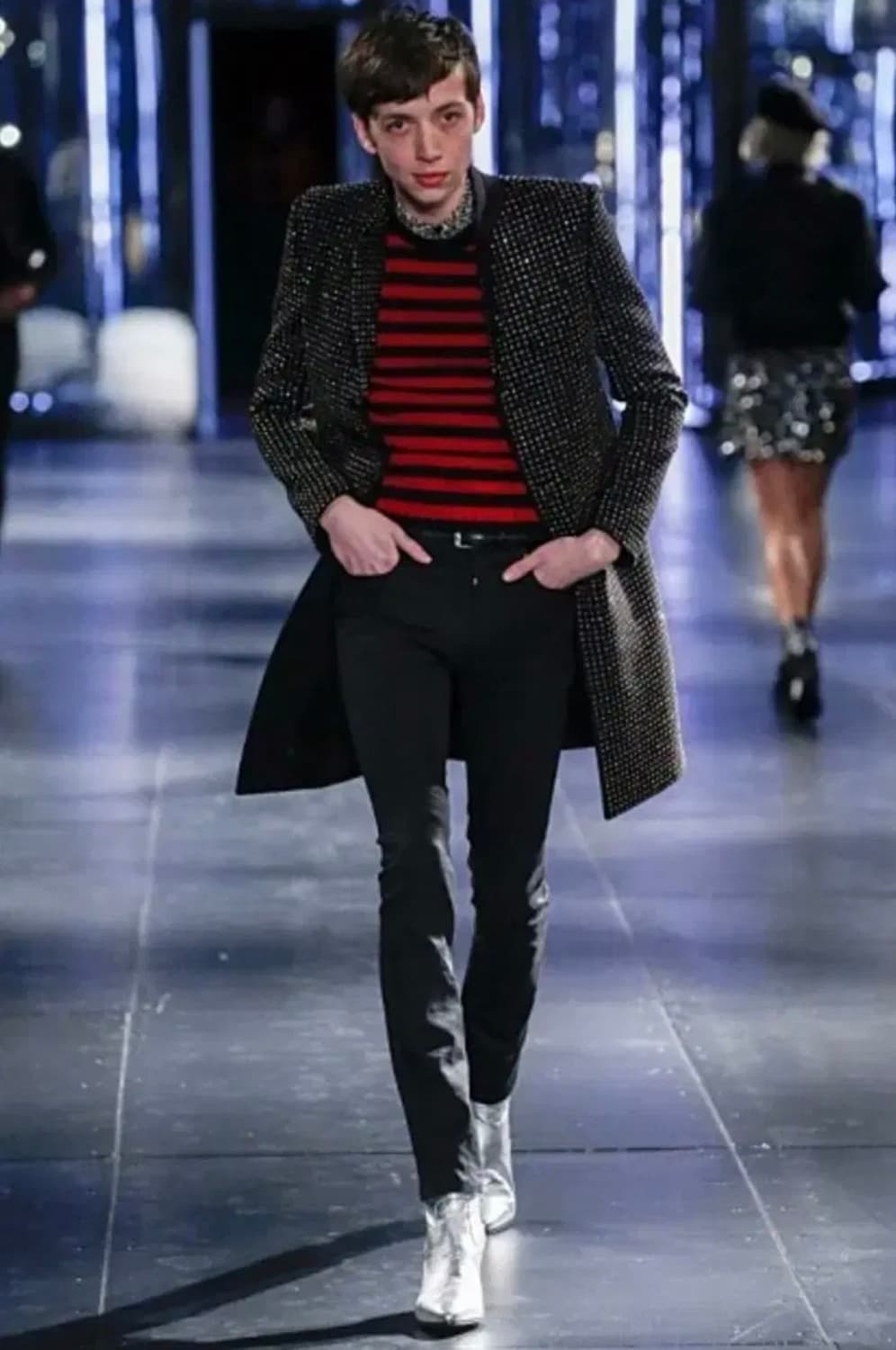 에디슬리먼 생로랑 15FW 스트라이프 니트 상품이미지2