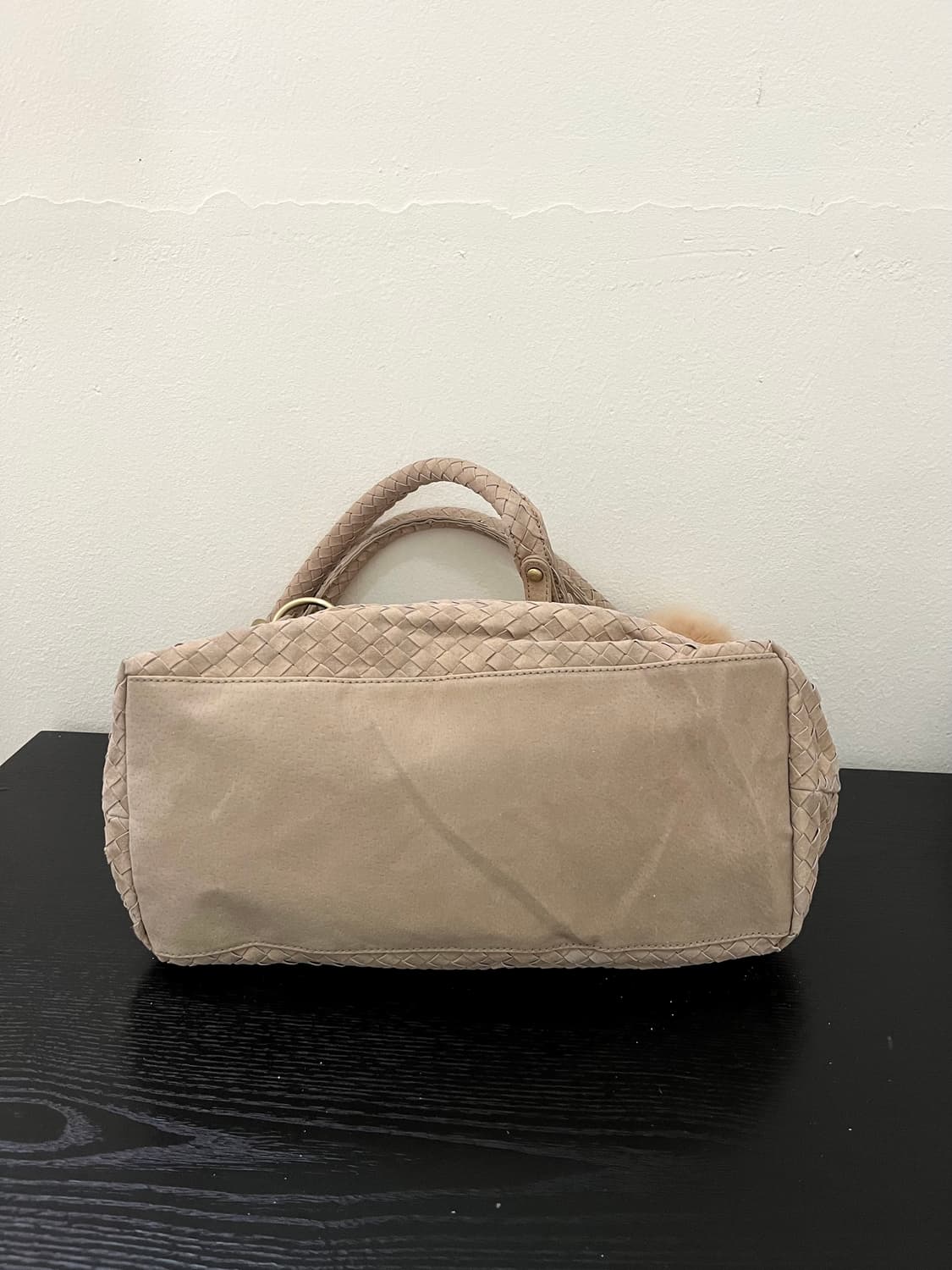 Crea mure 레더 크림 퍼 백 상품이미지5