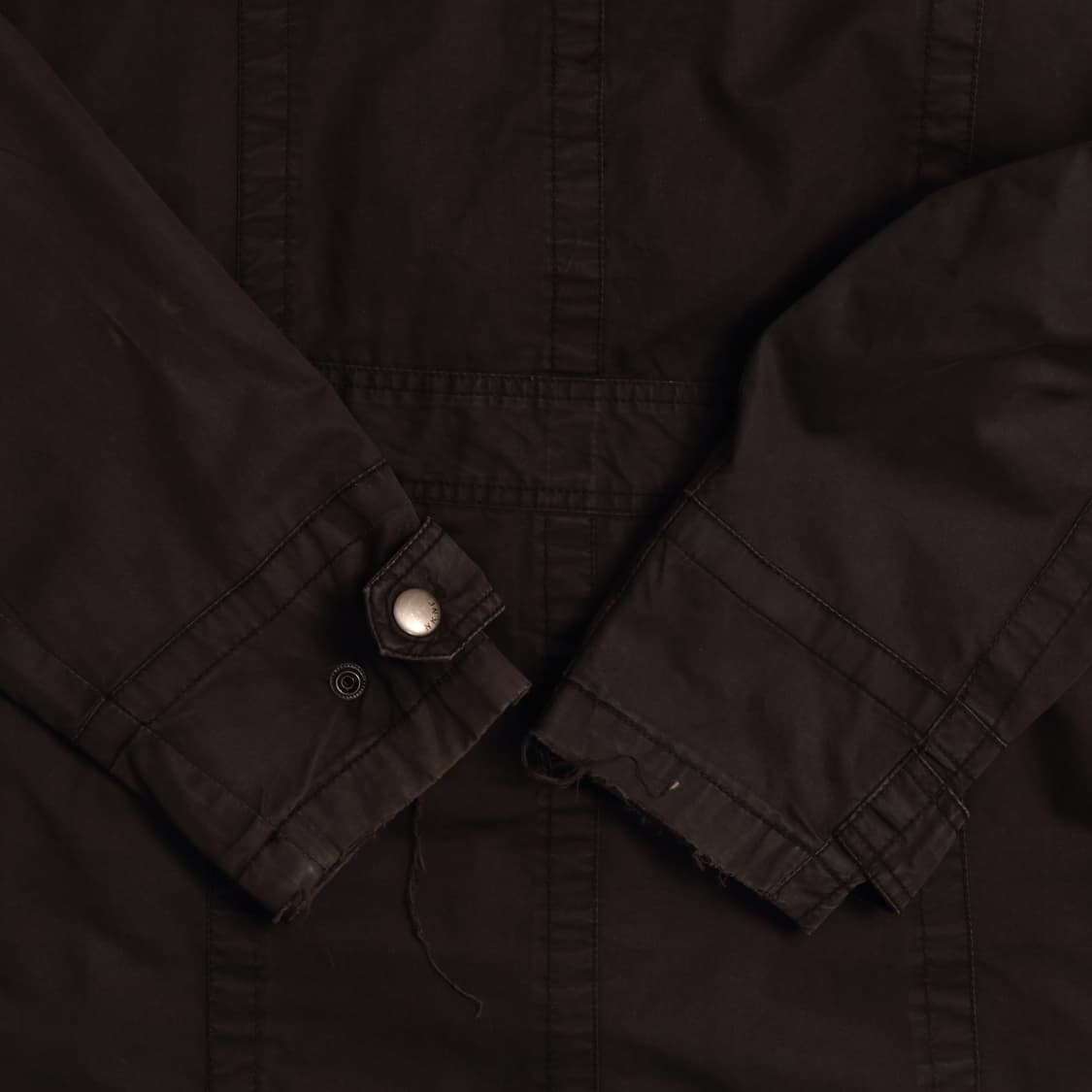 일본빈티지 사파리 블랙 후드집업 자켓 ㅁ1713 상품이미지6