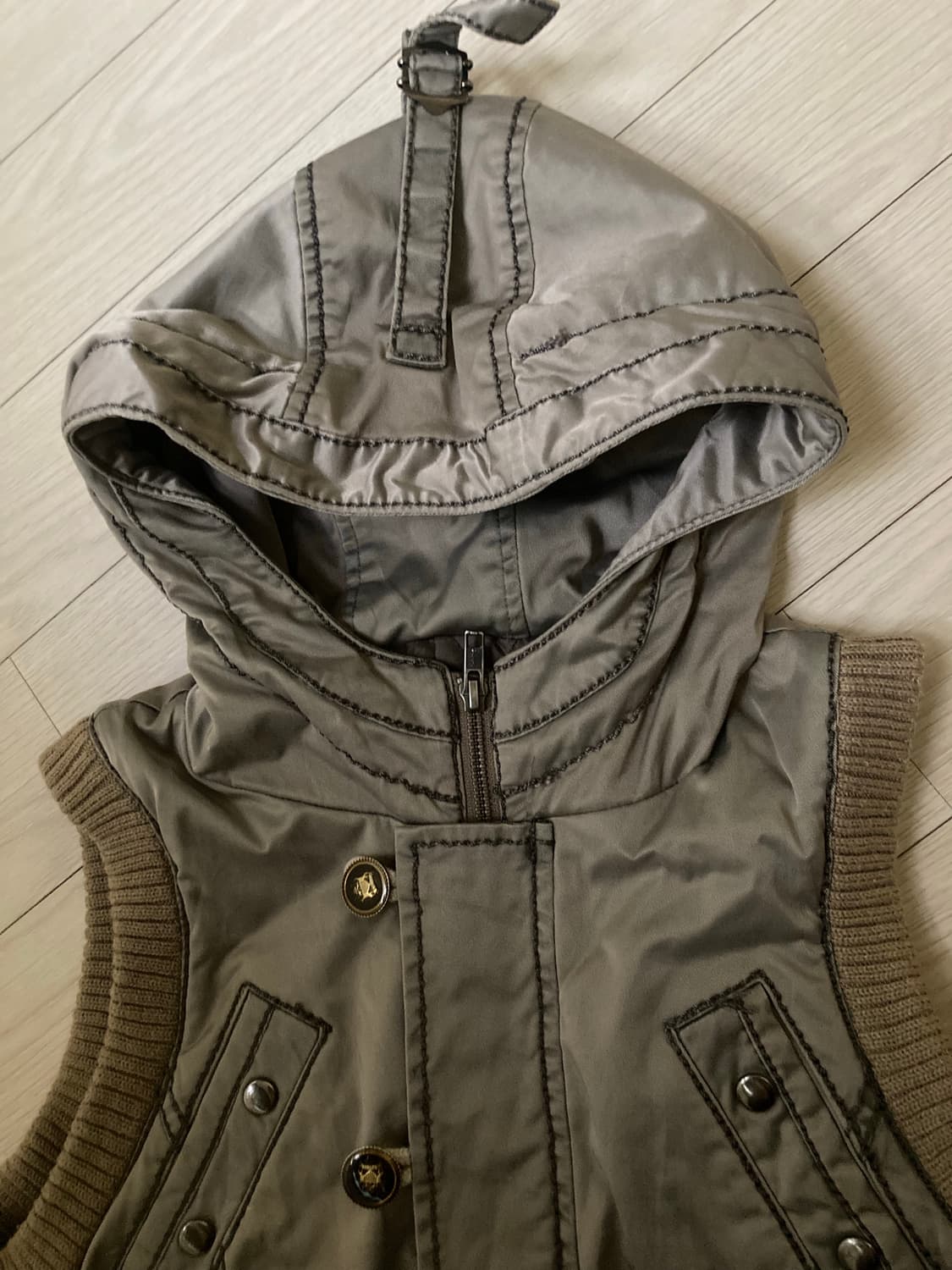 dimensional padding vest 상품이미지4