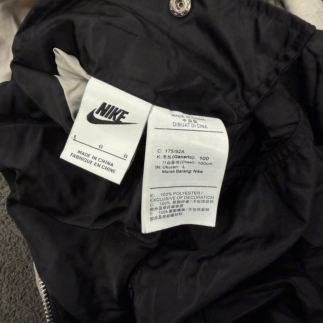 [정품/L] 나이키 NSW 써마핏 빅스우시 리버시블 봄버 자켓 상품이미지8