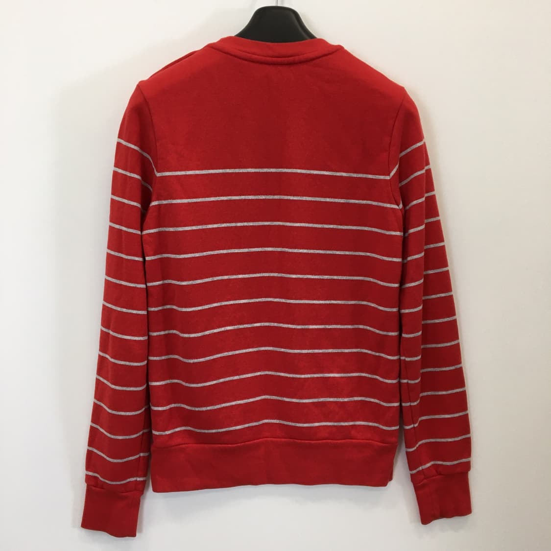 라코스테 패치로고 스트라이프 스웻셔츠 95 블뢰블랑  상품이미지4