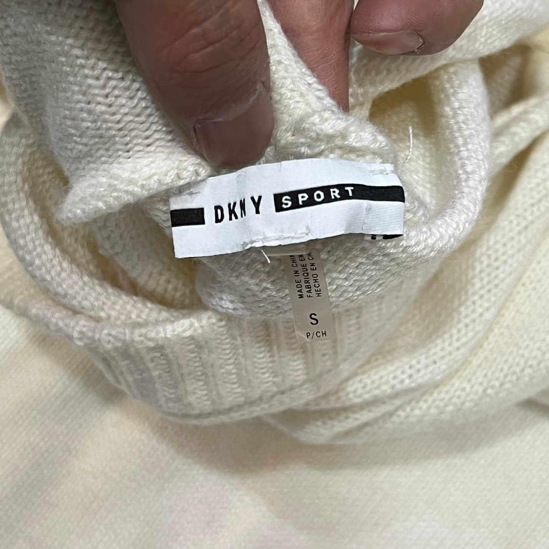  dkny 로고 니트 후드 y15175 상품이미지6