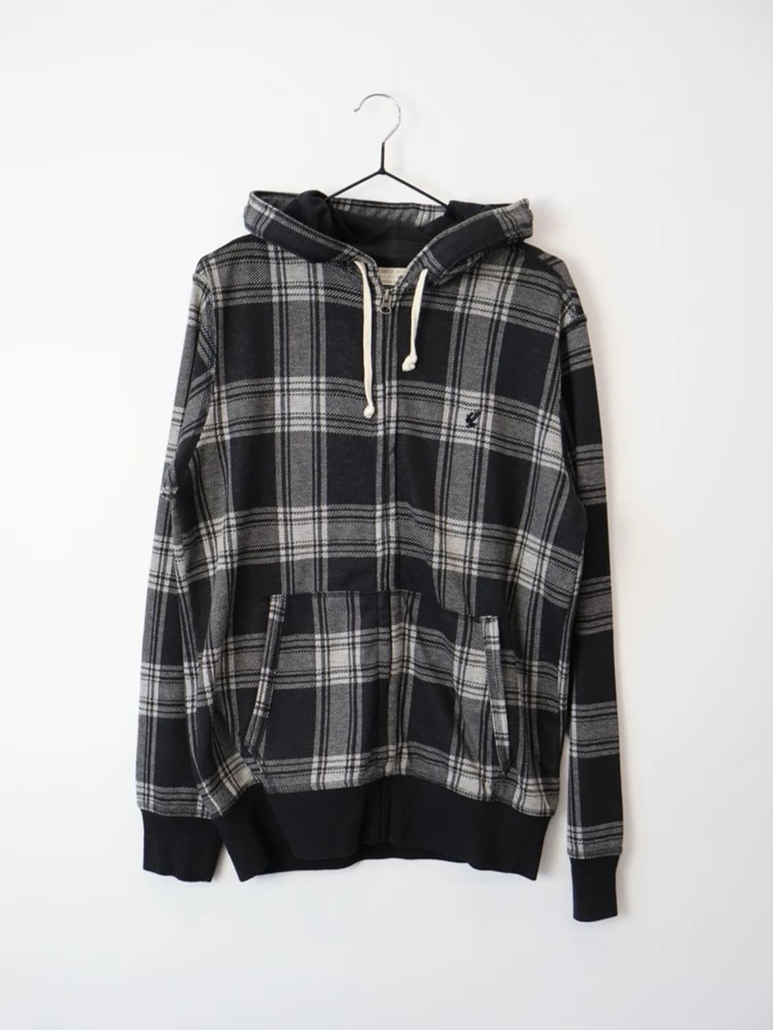 BACK NUMBER Plaid Pullover Hoodie 상품이미지2