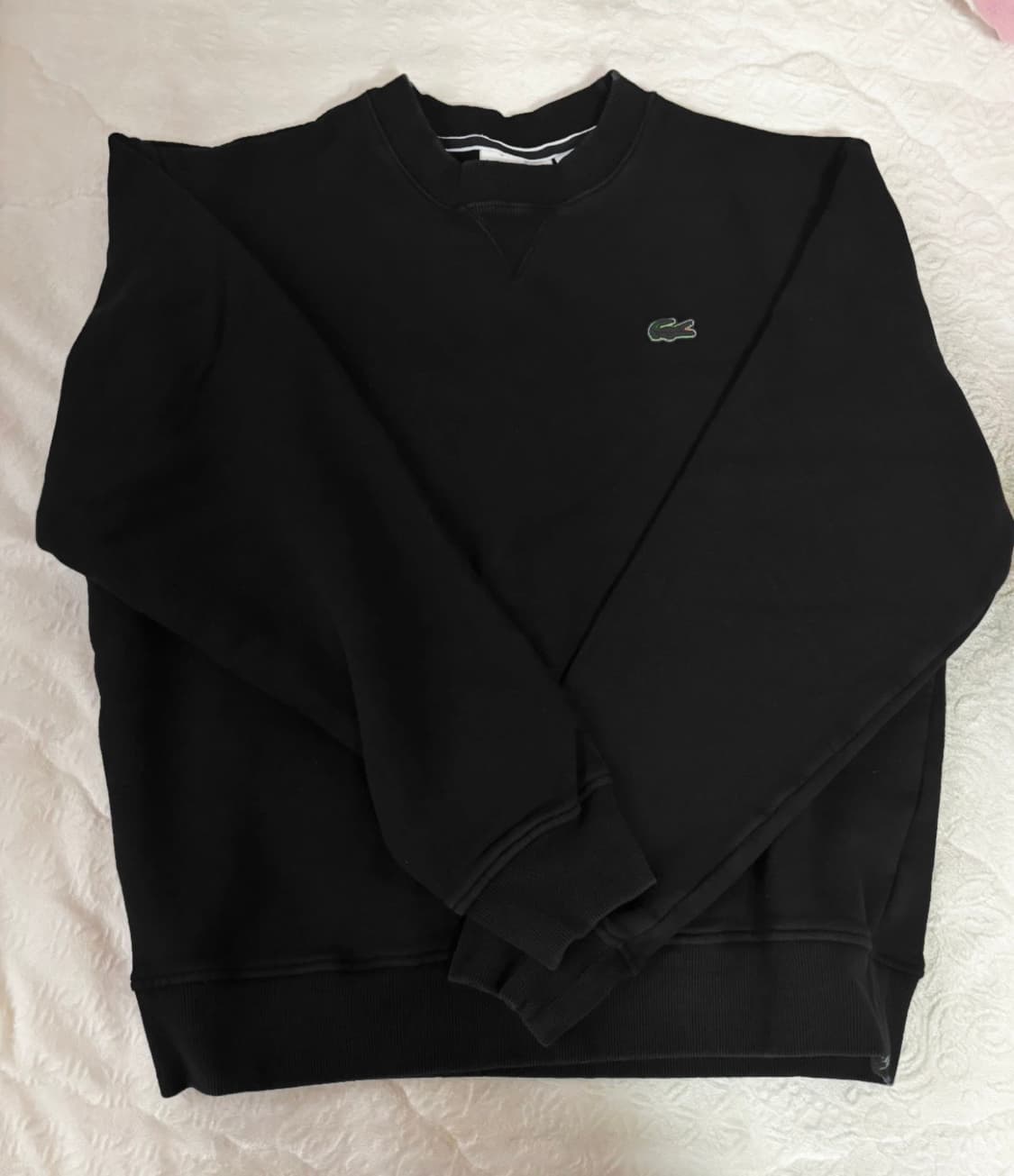 라코스테 맨투맨 블랙 상품이미지1