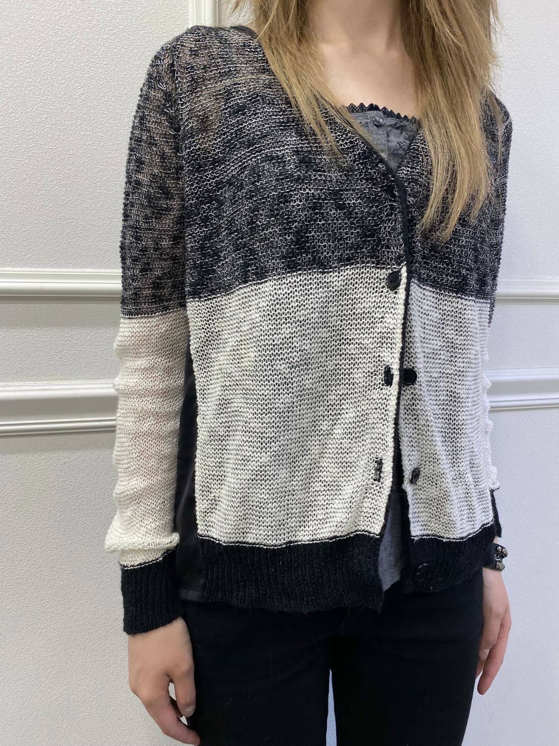 [Livi] Y2K Stripe Cardigan 상품이미지2