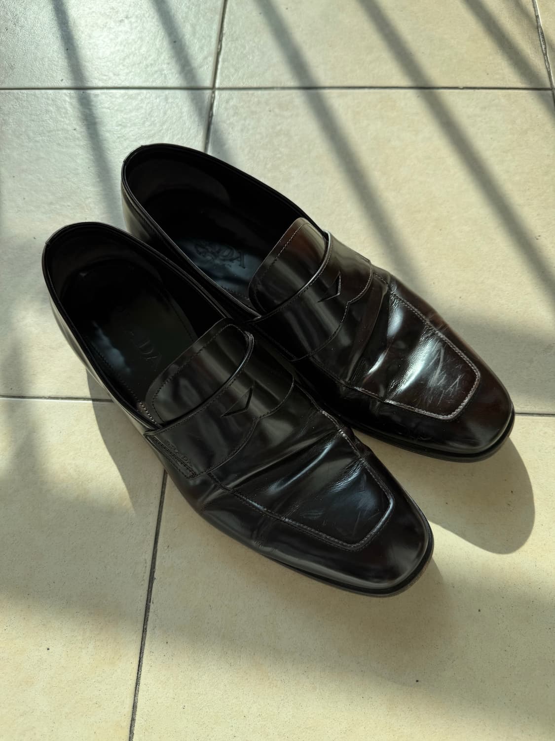 프라다 빈티지 페니로퍼 블랙 상품이미지1