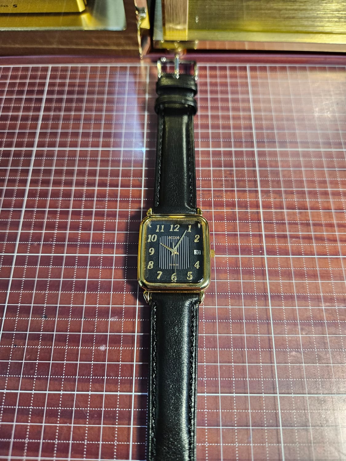 timex acqua 아쿠아 빈티지 쿼츠 남성 가죽시계 상품이미지3