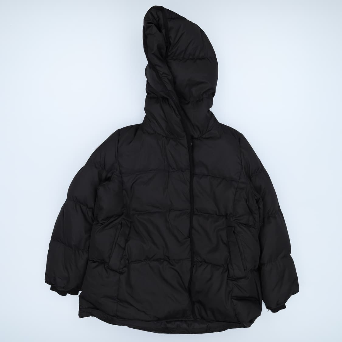 [77] 베라왕 여성 구스다운 블랙 후드패딩 0102H1 상품이미지1