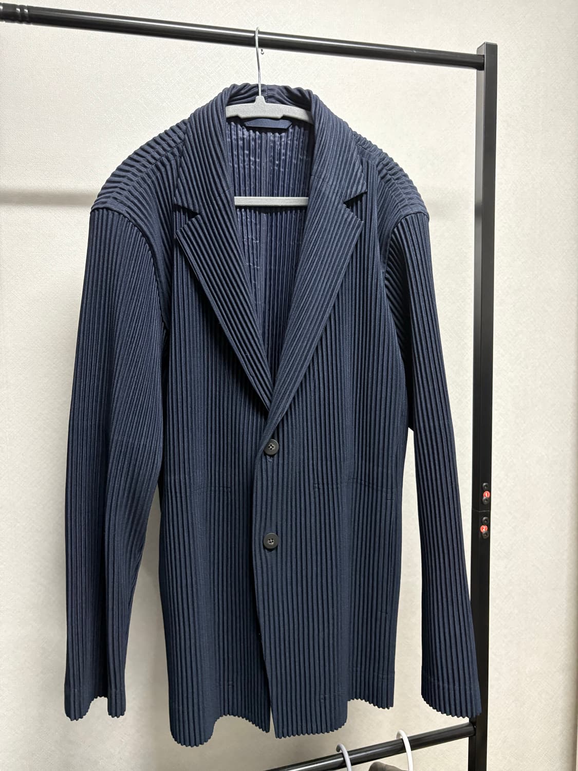 옴므플리세 이세이미야케 네이비 셋업 3사이즈 상품이미지1