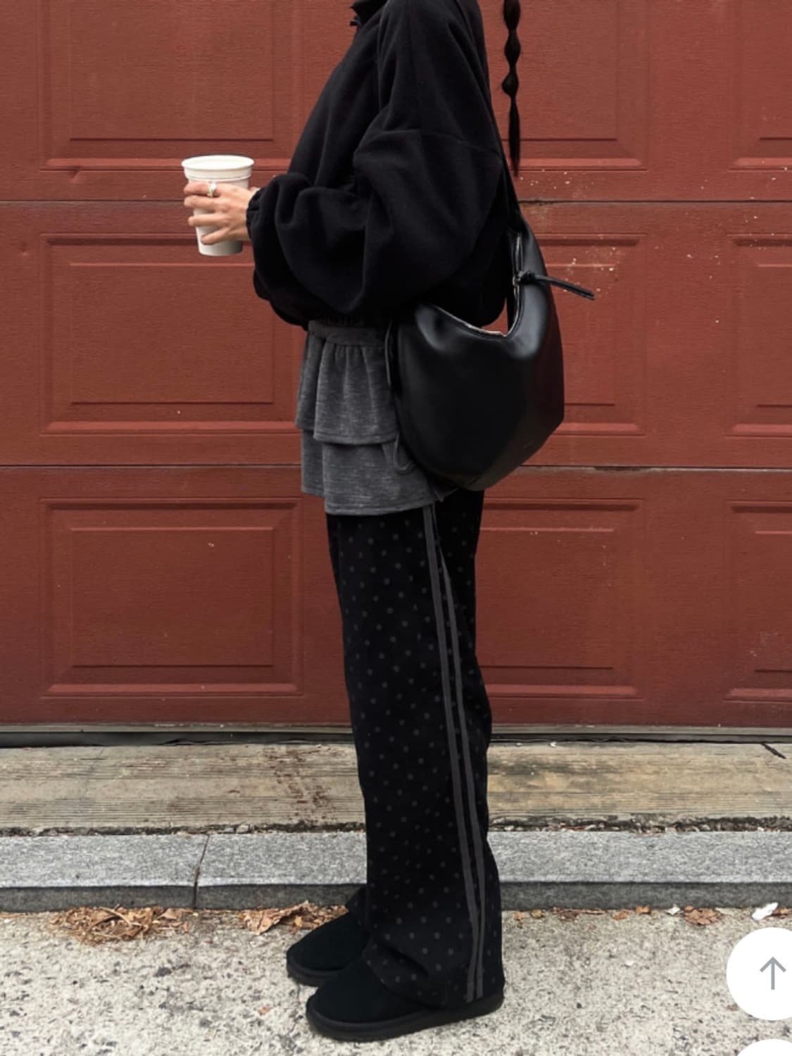 김미 도트 트랙팬츠 상품이미지3