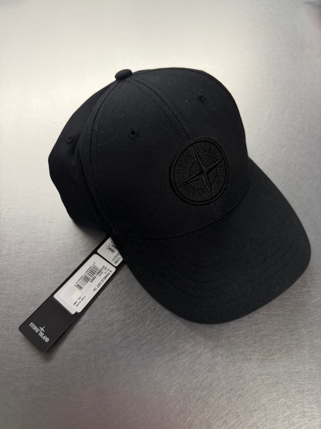 Stone Island 스톤아일랜드 시그니처 볼캡 모자 블랙 상품이미지1