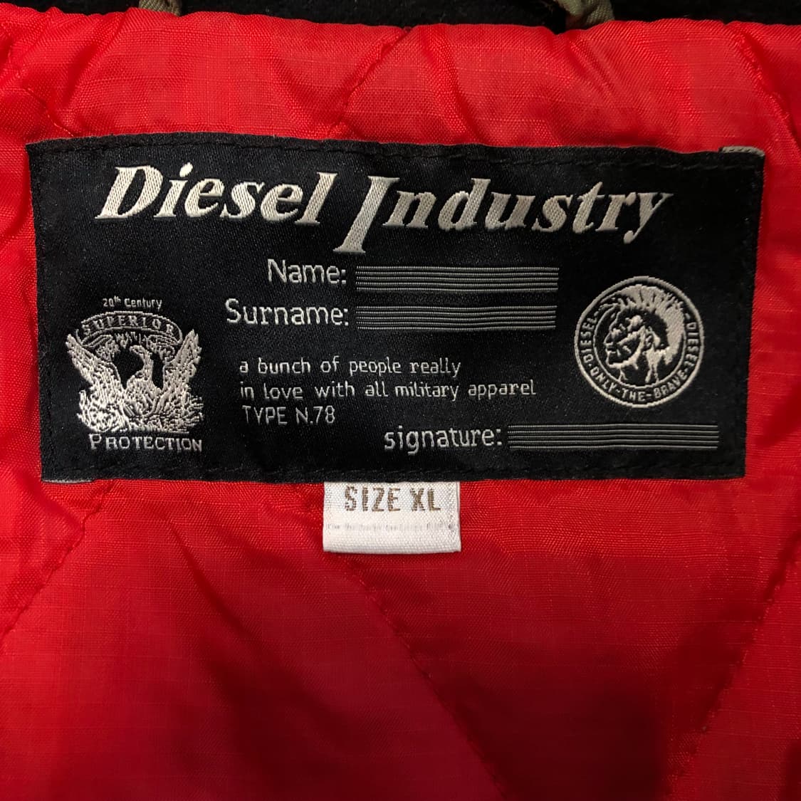 디젤 Type N.78 밀리터리 파카 상품이미지5