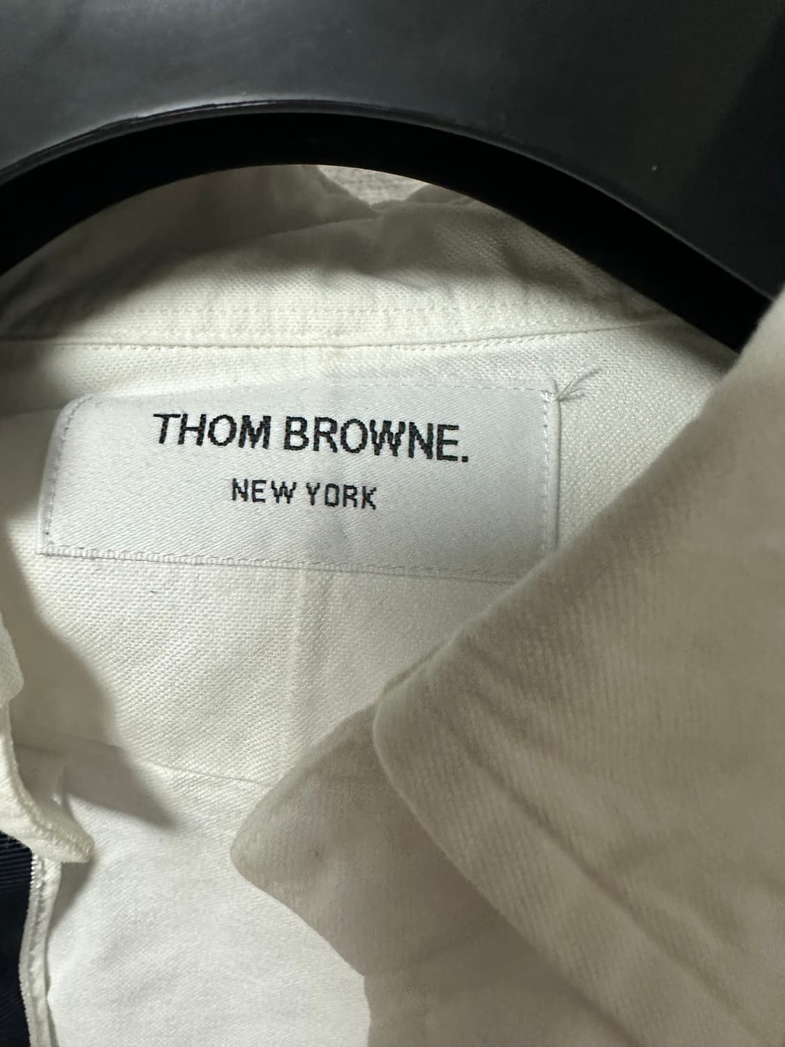 톰브라운 히든삼선 셔츠 화이트 (1) 상품이미지3