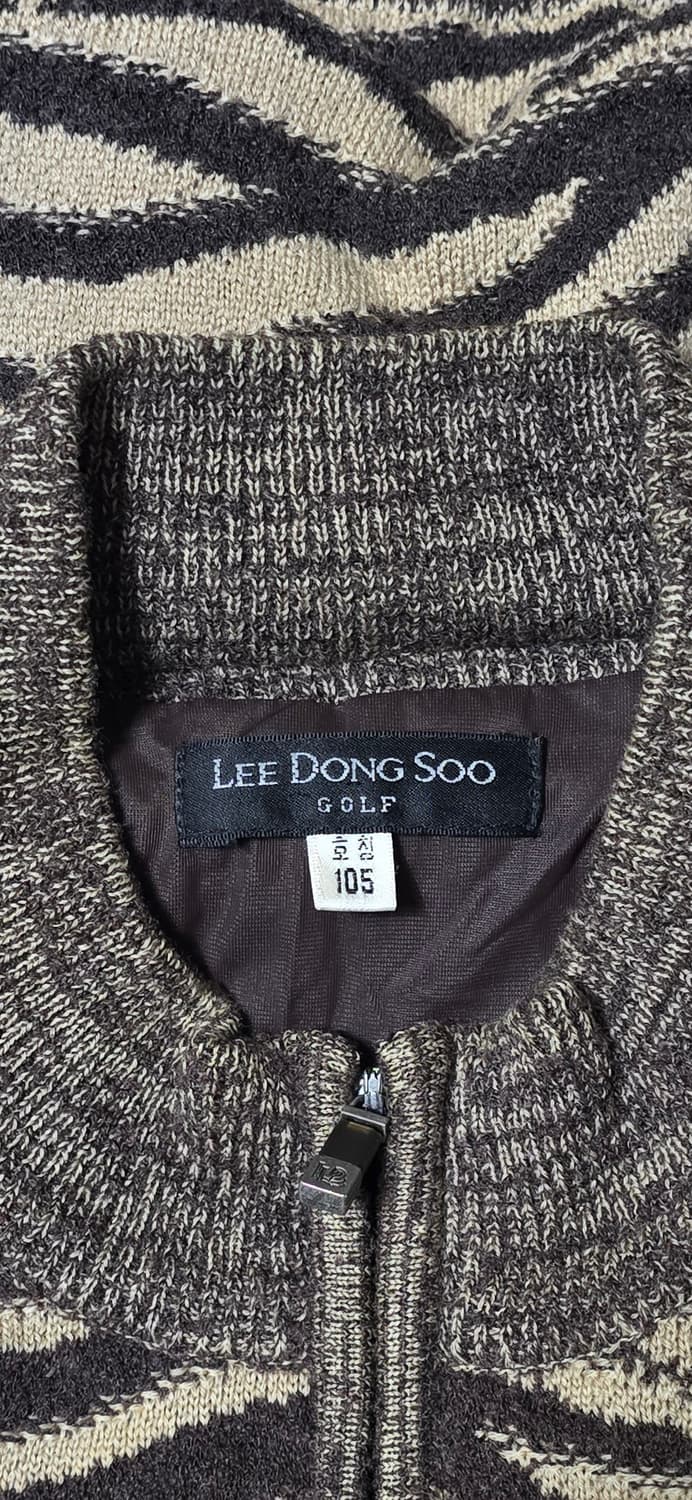 LEE DONG SOO GOLF 지브라 패턴 니트 105 상품이미지3