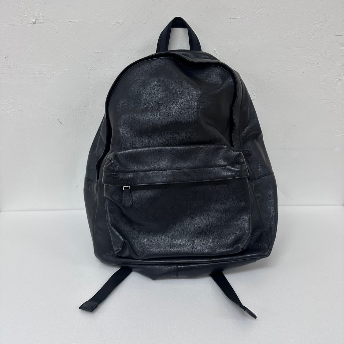 COACH 코치 가죽 백팩 가방 블랙 상품이미지1