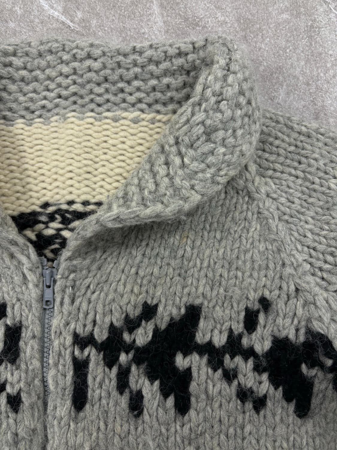 Vintage Cowichan Cardigan    상품이미지3