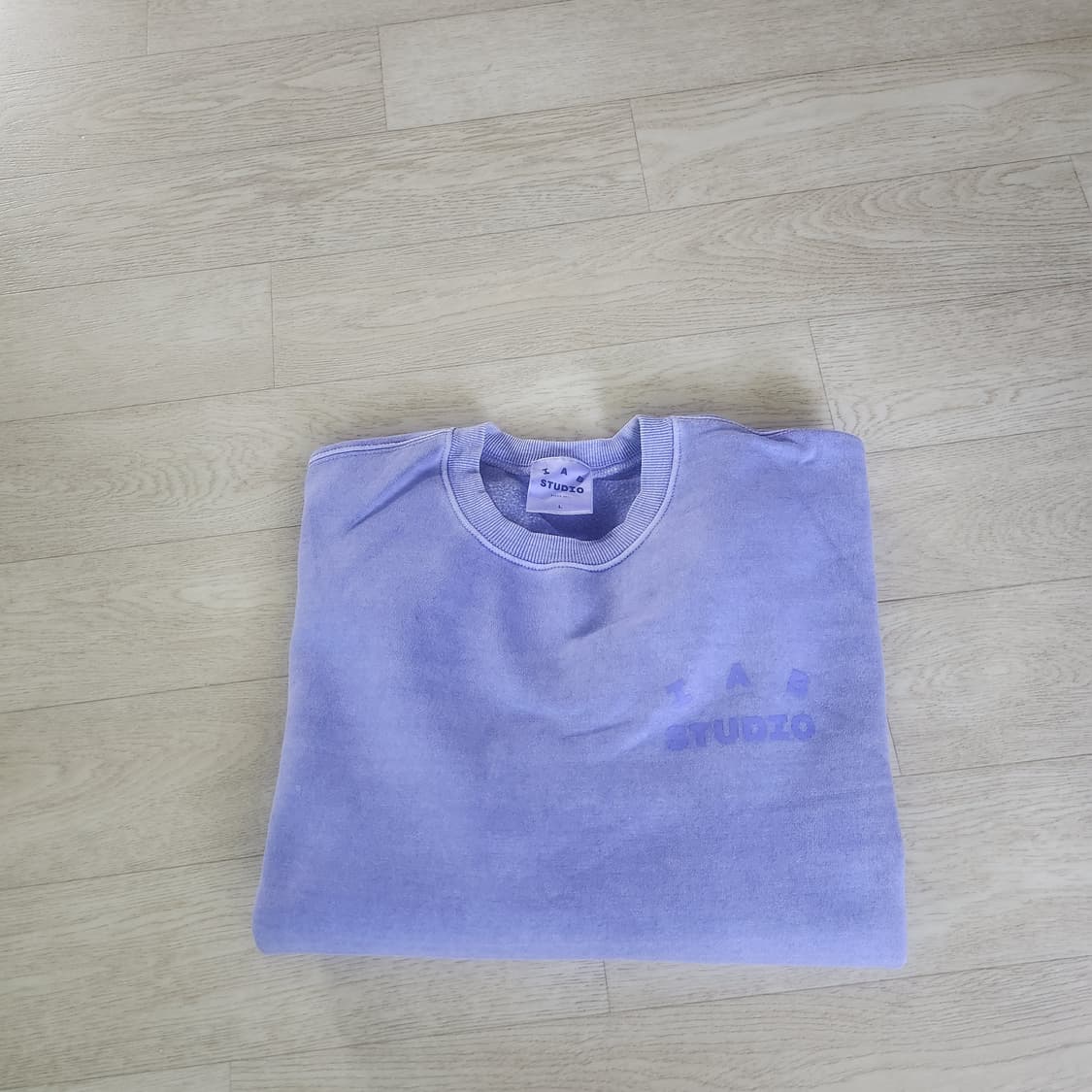 아이앱 스튜디오 피그먼트 맨투맨 L사이즈 상품이미지3