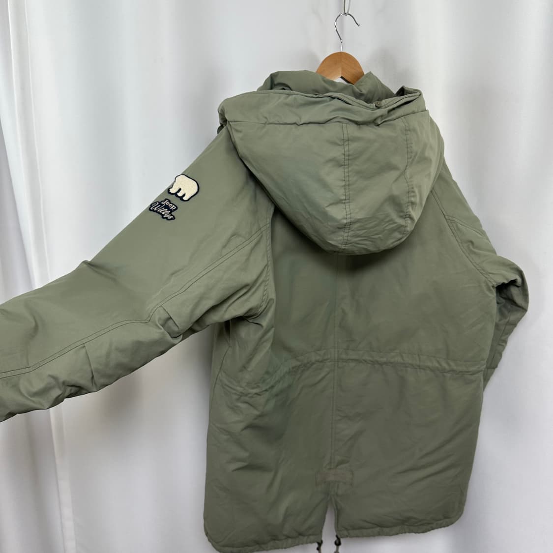   지프 남자 후드 패딩점퍼 오리털 솜빵빵 100 L  WEOE 상품이미지10