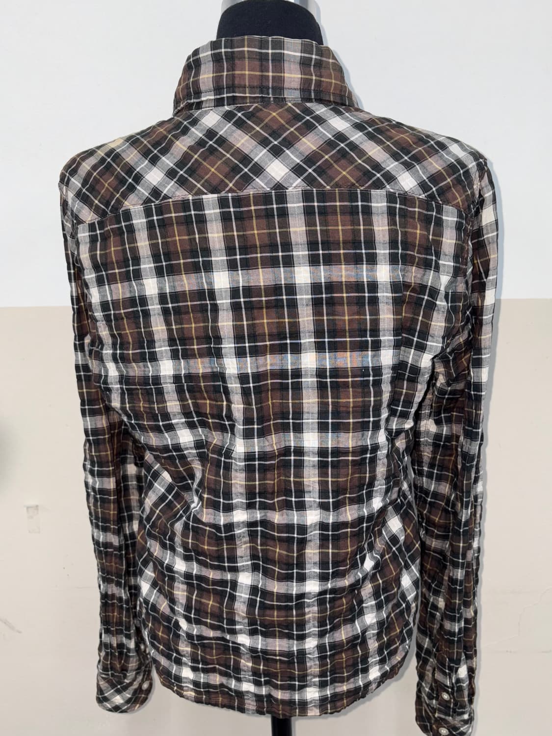 히스테릭글래머 슬림핏 체크셔츠 상품이미지2